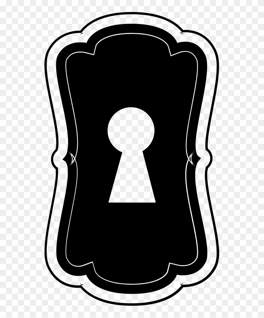 Keyhole Vertical Variant Comments Clipart