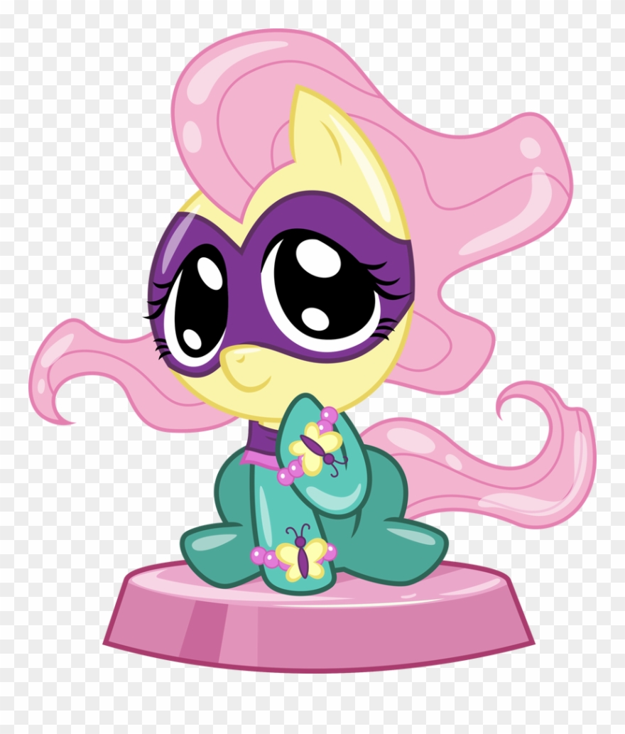 Pony Clipart Saddle - Fluttershy My Little Pony Pocket Ponies Part 3 - Png Download