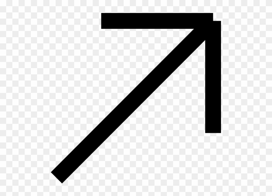 Rail Tracks Map Flechehd - Arrow Pointing Up Right Clipart