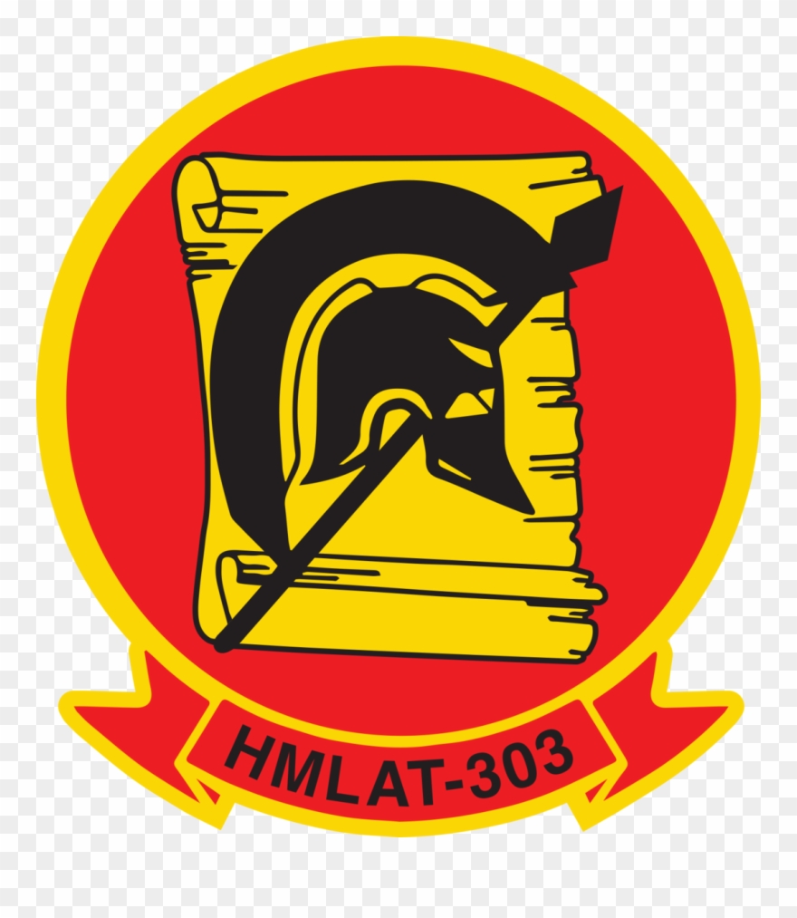 Usmc Hmlat-303 Atlas Sticker Military, Law Enforcement - Hmla T 303 Clipart
