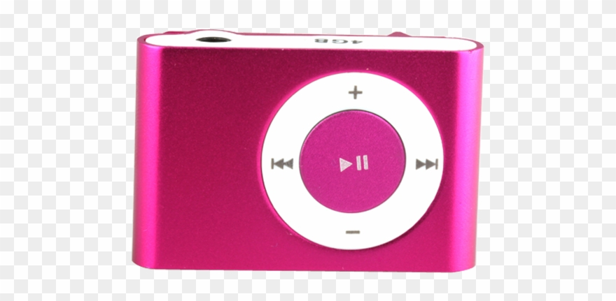 Mini Clip-on Mp3 Player Pink - Ipod - Png Download