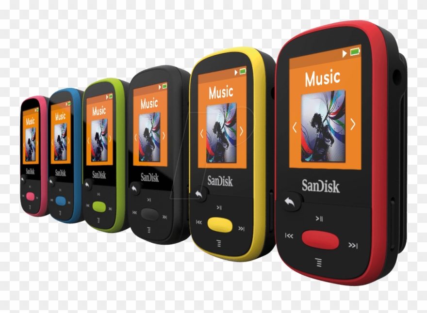 Image Sandisk - Sandisk Sansa Clip Sport - Png Download