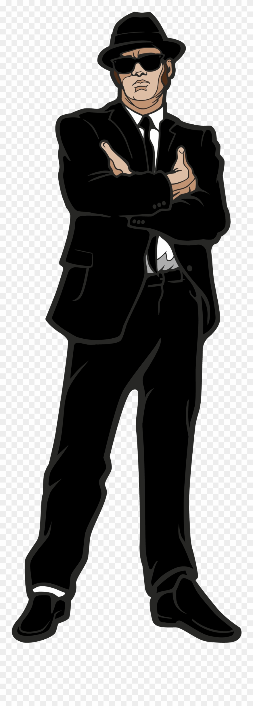 Elwood Blues - Gentleman Clipart