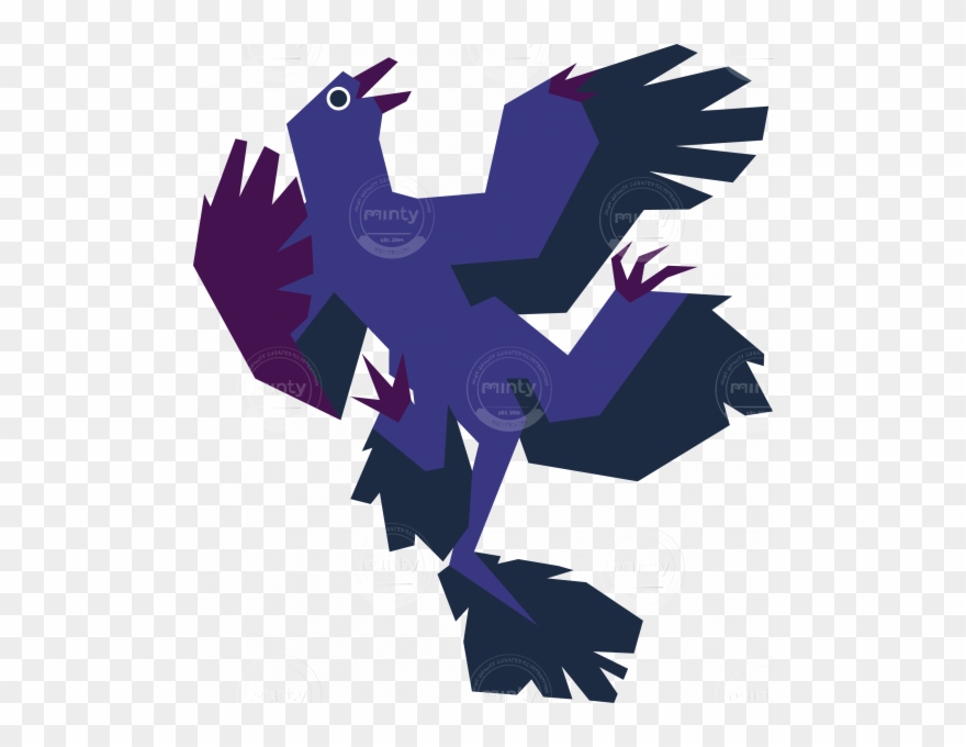 Microraptor - Illustration Clipart