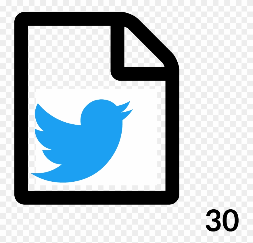30 Twitter Posts Month 12 Months - Твиттер Это Clipart