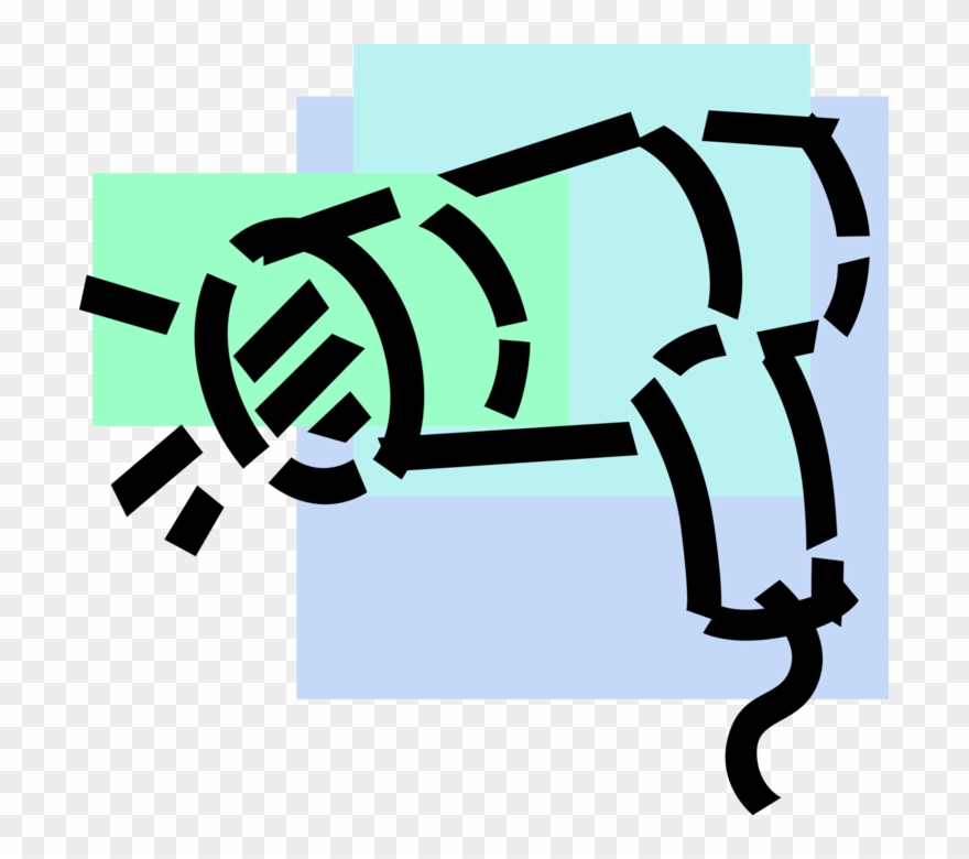 Vector Illustration Of Personal Grooming Portable Electric Clipart