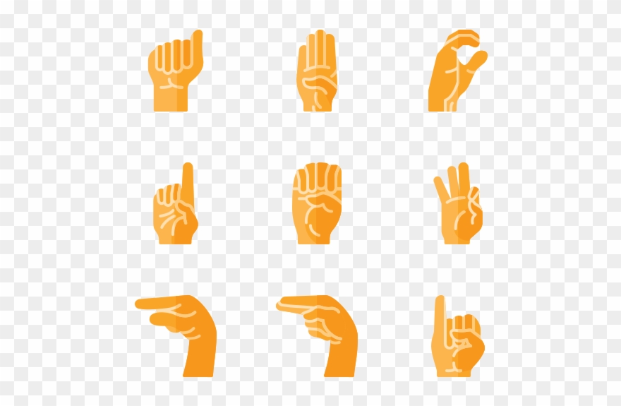 Hand Sign - Illustration Clipart