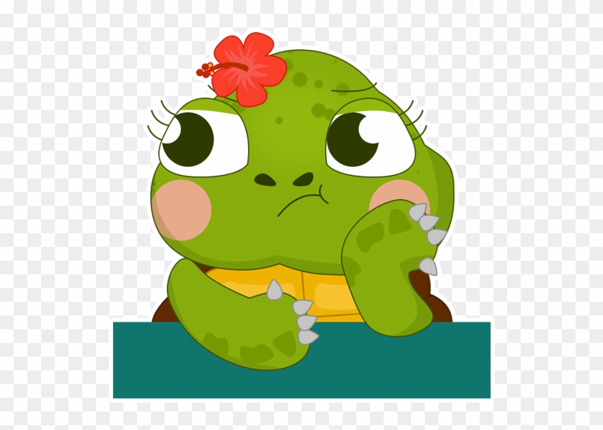 Honu Stickers Messages Sticker-1 - Cartoon Clipart