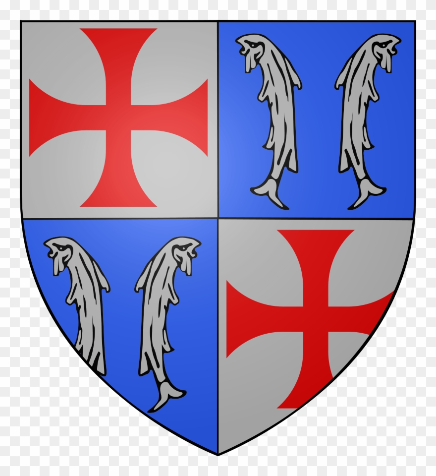 André De Montbard - Knights Templar Arms Jacques De Molay Clipart