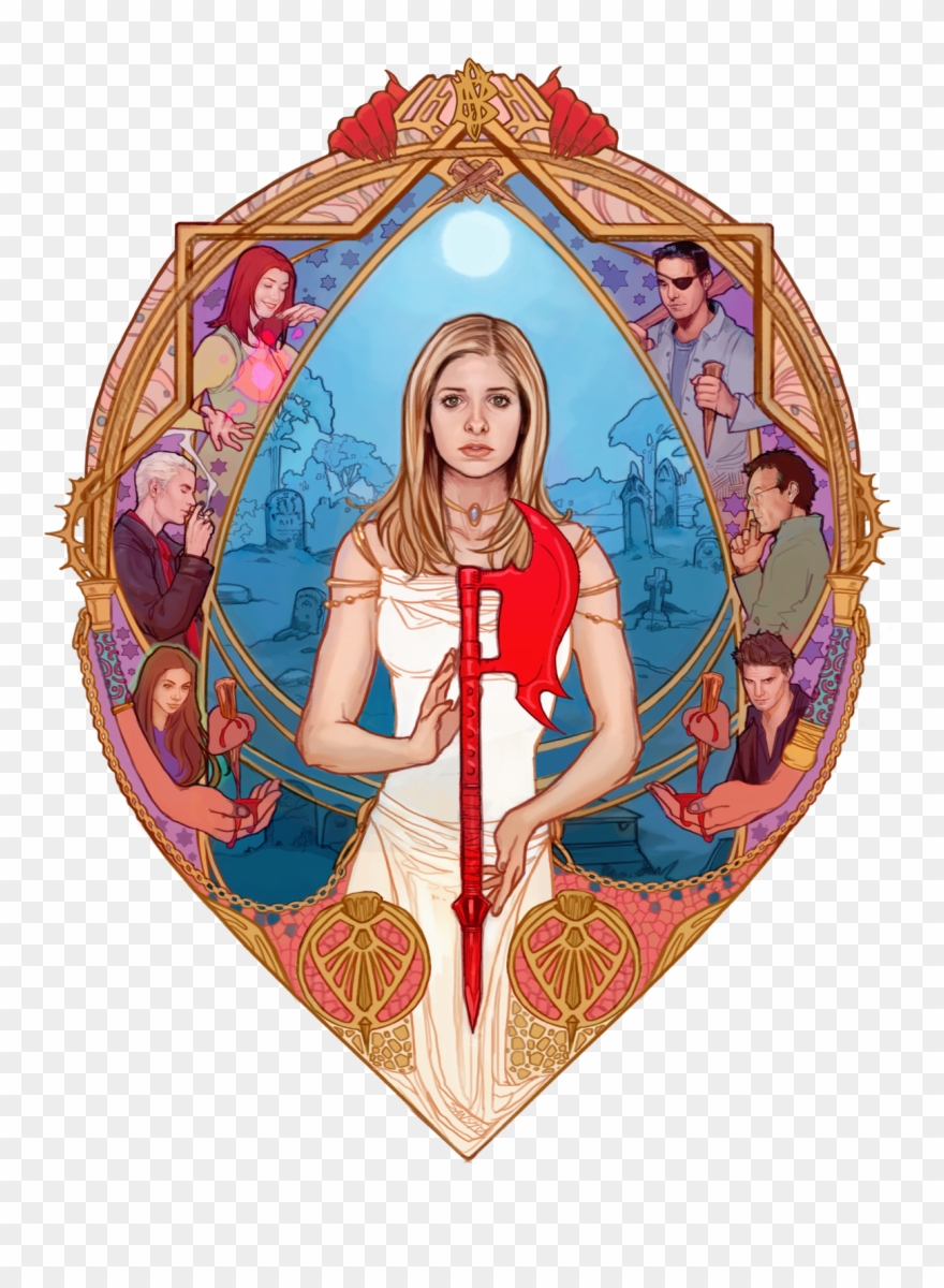 Made An Alternate/emblem Version Of My Buffy Pic, Now - Mona Fuchs Buffy Clipart