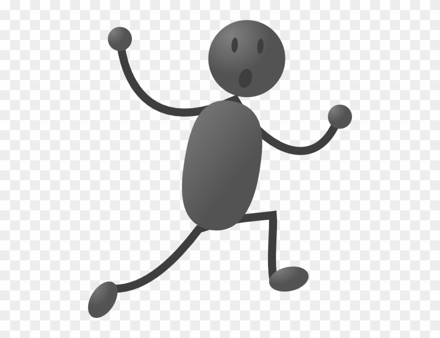 So, I Recently Had This Amazing Conversation With A - Running Stick Man Clipart