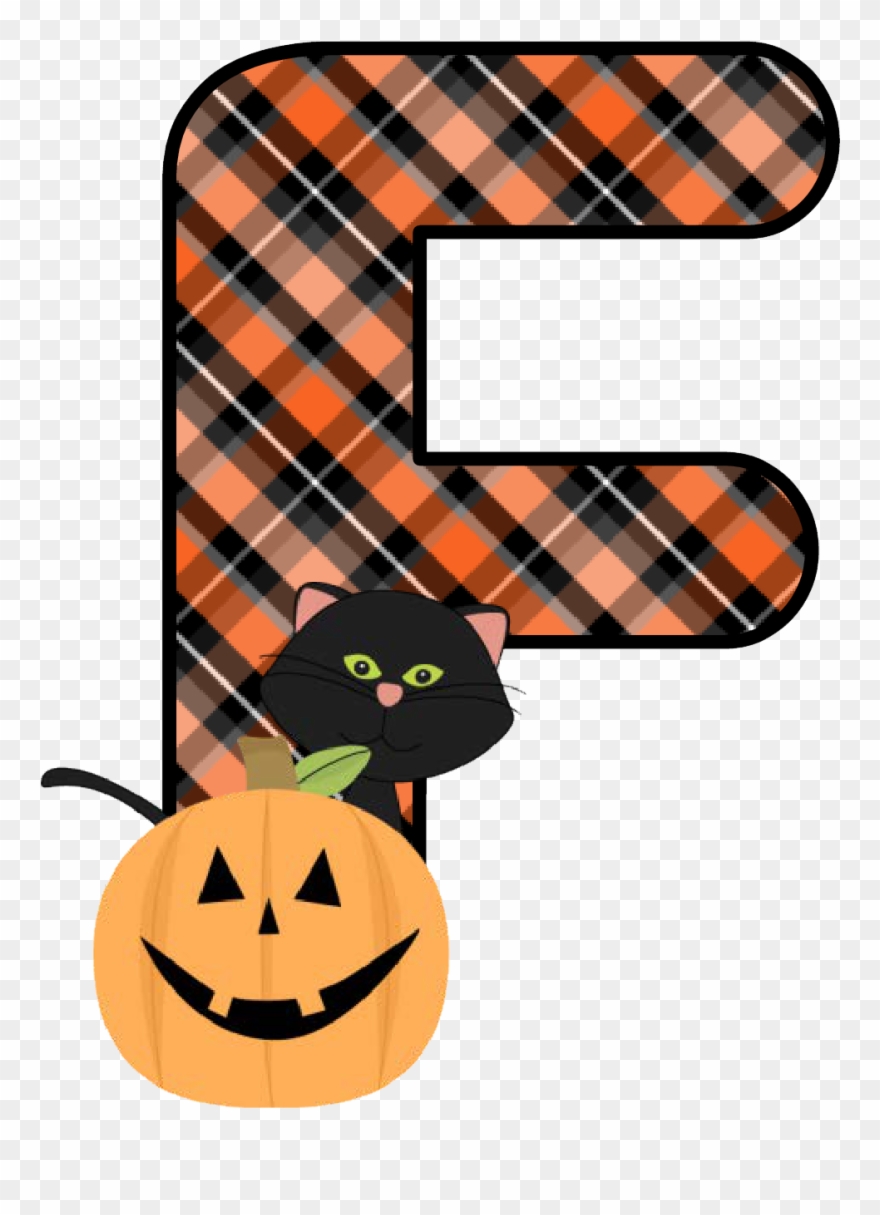 Ch B *✿* Alfabeto Calabaza De Kid Sparkz - Letter A Halloween Clipart