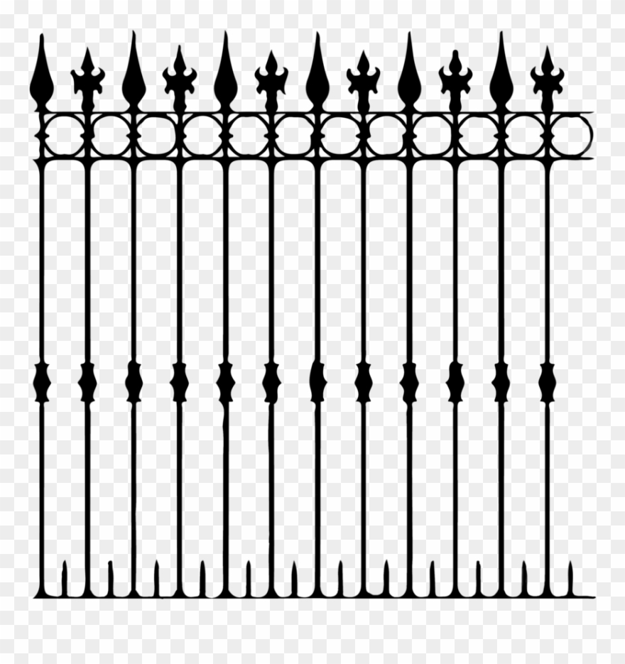 Http - //duda-cavalcanti - Minus - Com/i/bmkpgjpnh2uze - Halloween Fence Clip Art - Png Download