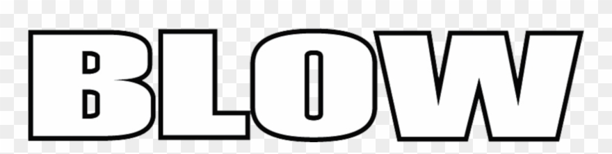Blow - Line Art Clipart