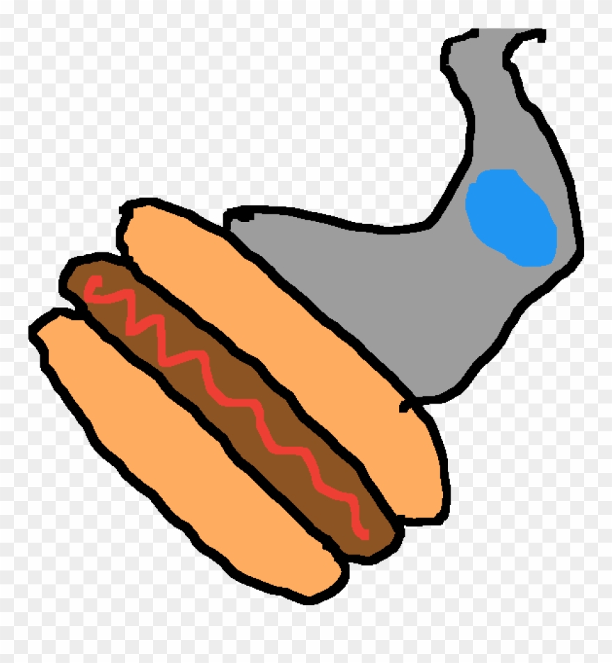 Chilli Dog - Dodger Dog Clipart