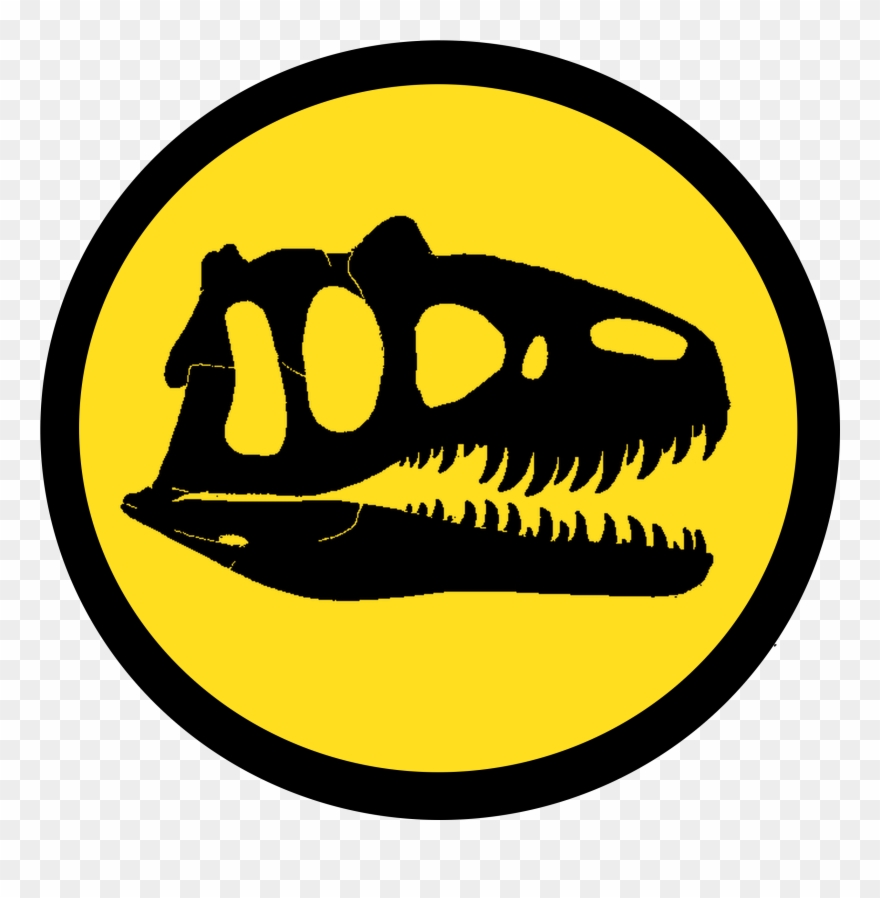Allosaurus Jurassic Park Logo - Jurassic Park Dinosaurs Logo Clipart