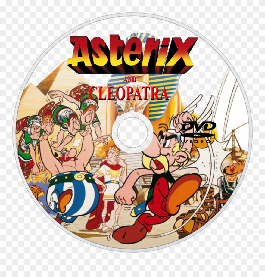 Asterix And Cleopatra Dvd Disc Image - Asterix And Cleopatra Clipart