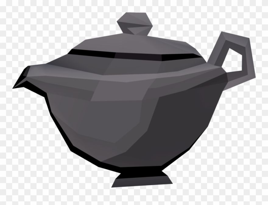 The Small Dark Lamp Is Featured In The Corrupted Chests - Teapot Clipart
