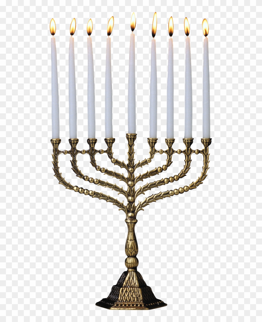 T Shirt Candle Menora Navy Stump Tree Template For - Menora Png Clipart