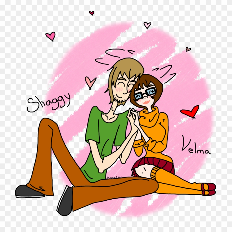 Shaggy And Velma - Scooby Doo Shaggy X Velma Clipart