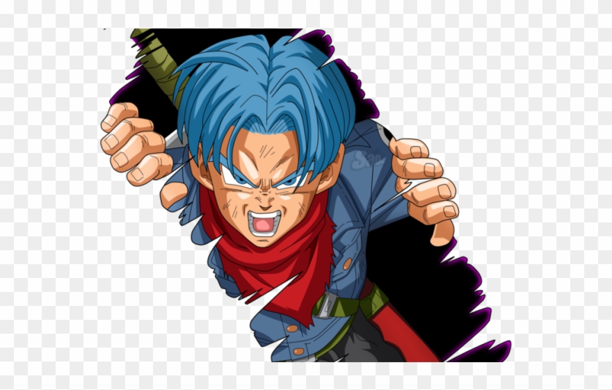 Trunk Clipart Time Capsule - Goku And Vegeta Fighting Png Transparent Png