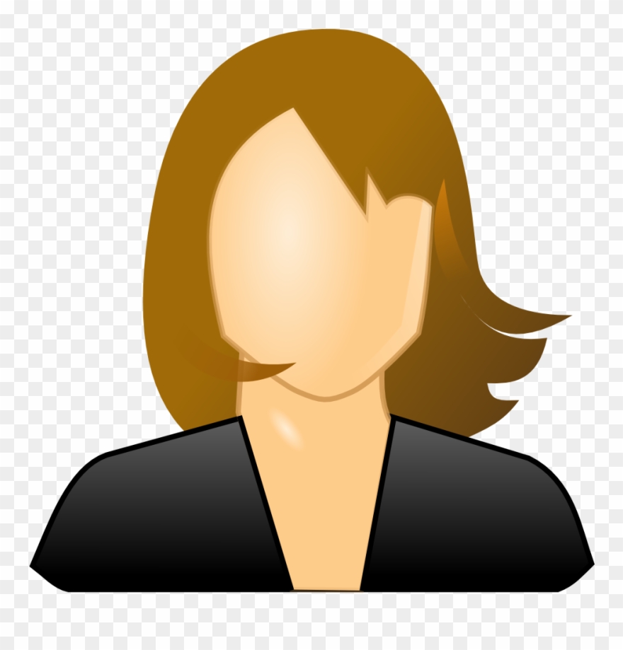 Unknown Clipart Powerpoint - Feminine Female Silhouette Head - Png Download