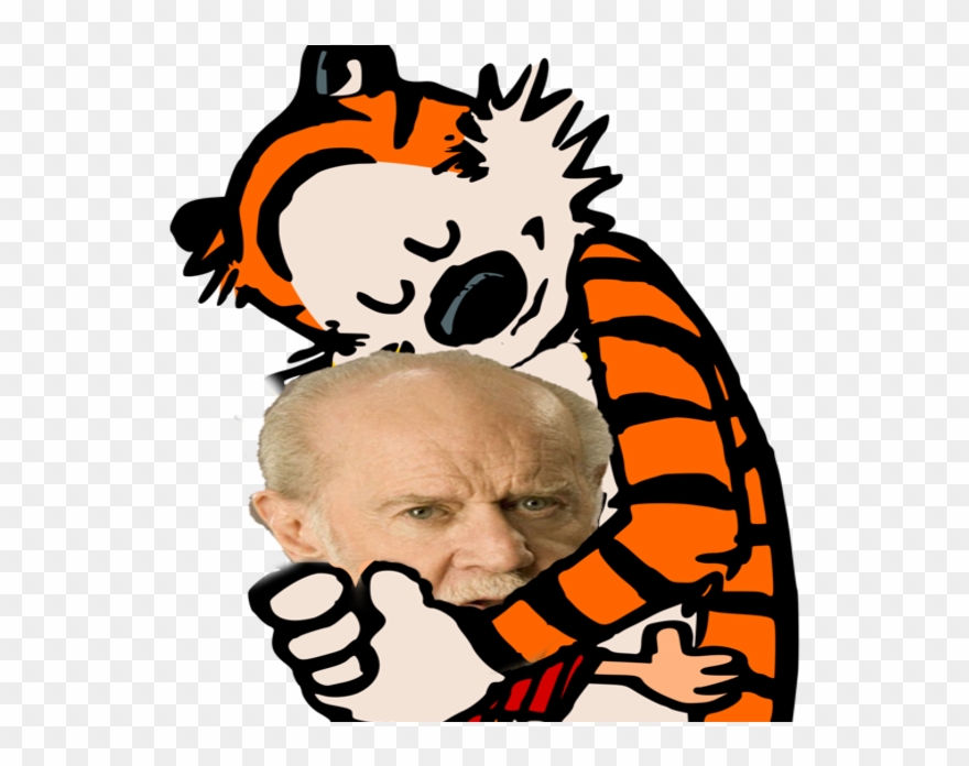 Carlin And Hobbes - Calvin And Hobbes Png Clipart