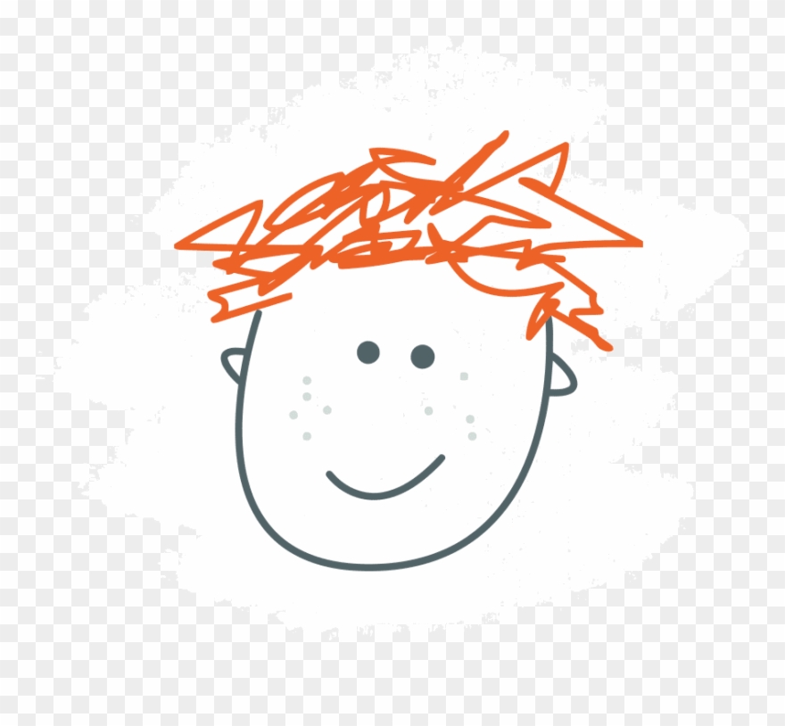 Tom Wicks Avatar With White Brush Strokes Behind - Illustration Clipart