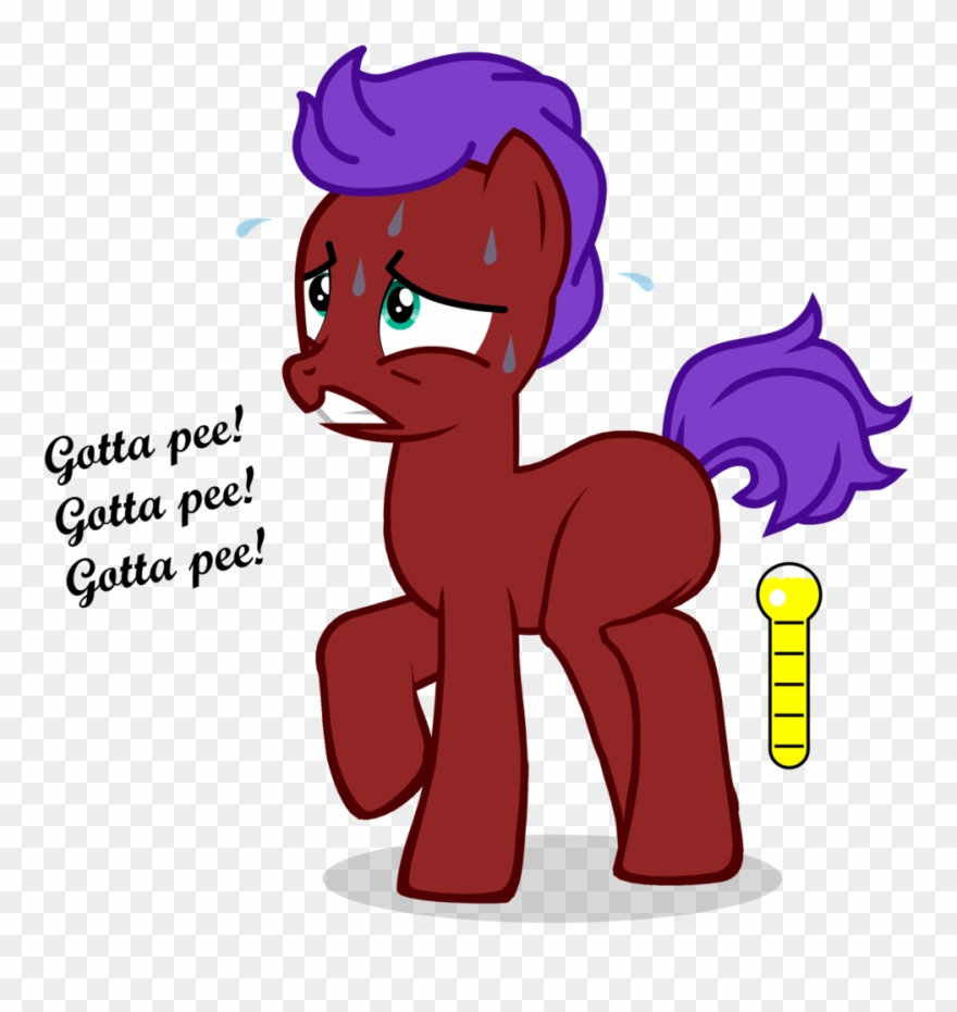 Your Jurisdiction/age May Mean Viewing This Content - Omorashi Full Bladder Comic Clipart