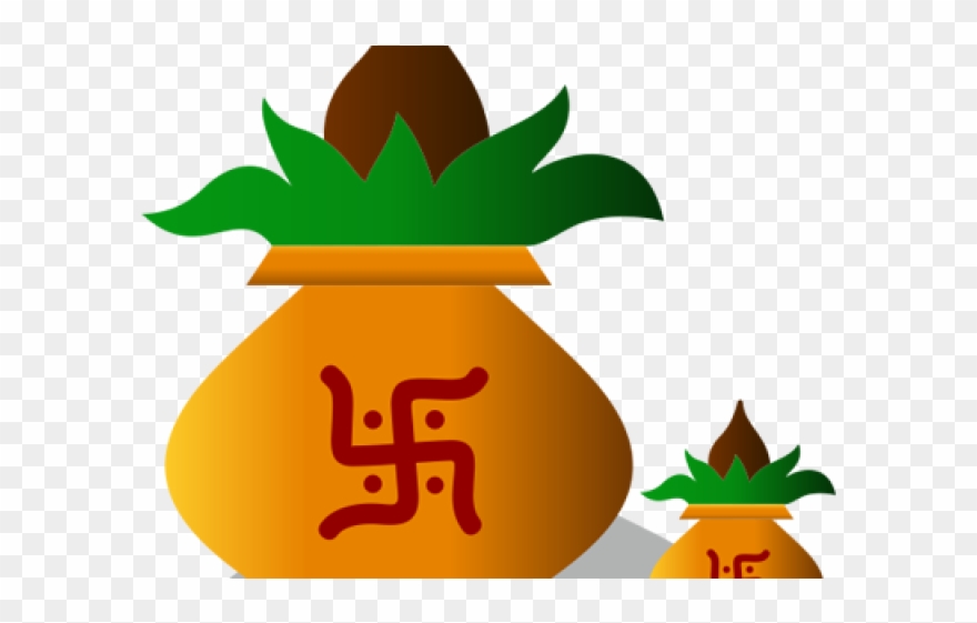 Hindu Clipart Transparent - Kalash Rangoli Designs For Diwali - Png Download