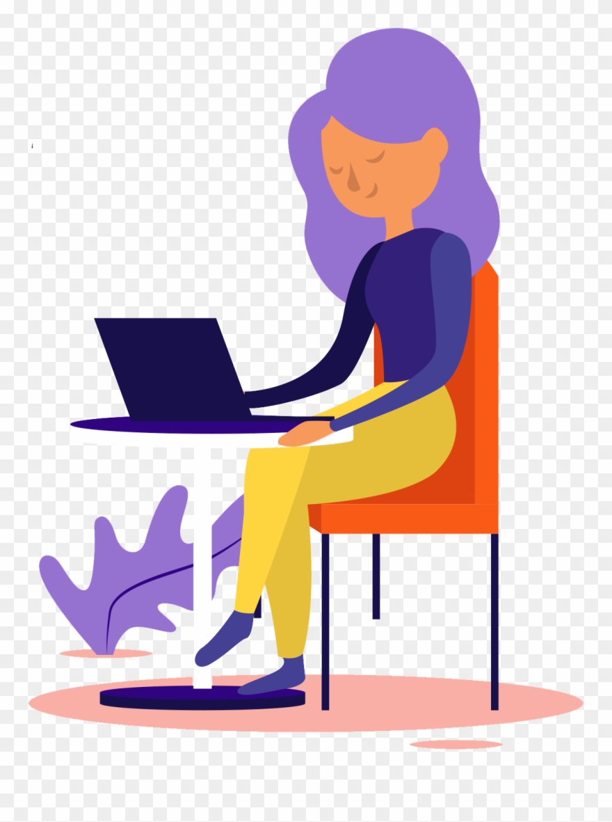 Instead Of Clogging Everyone's Inbox With Another Email - Flat Design Person Office Clipart