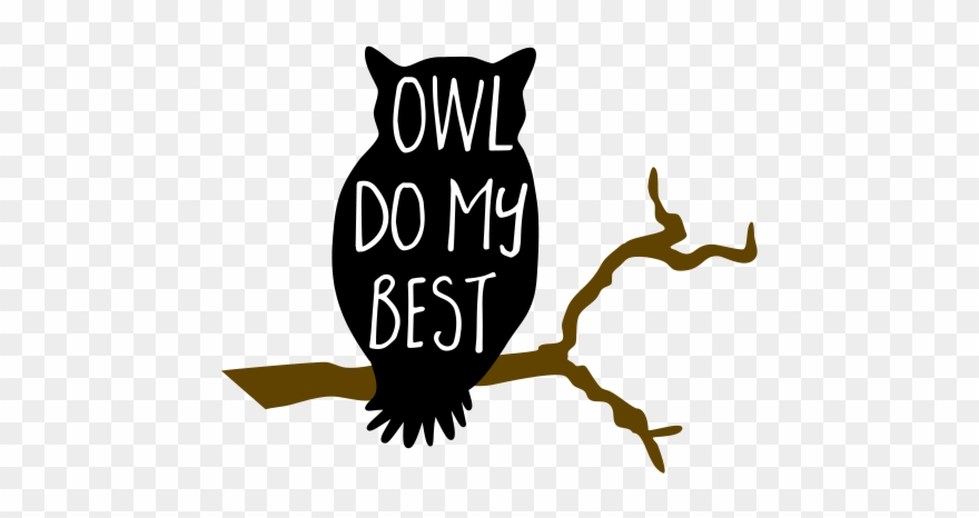 Owl Do My Best - Halloween Owl Silhouettes Clipart