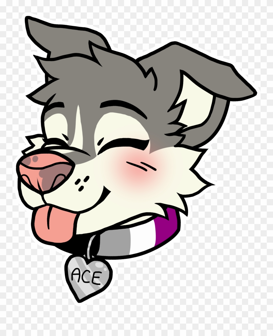 Pupper Pride Ace - Cute Pan Designs Flag Clipart