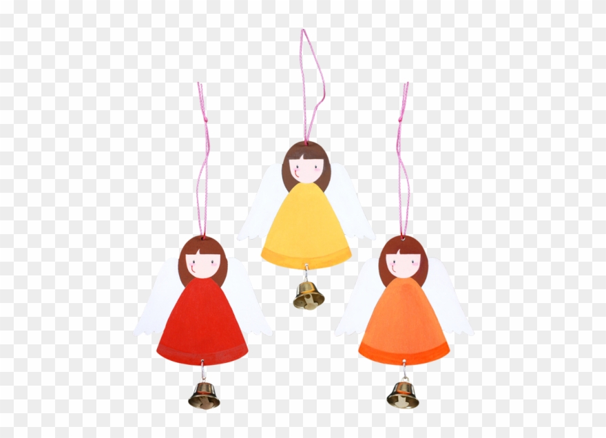 Wooden Ornament "little Angel\ Clipart