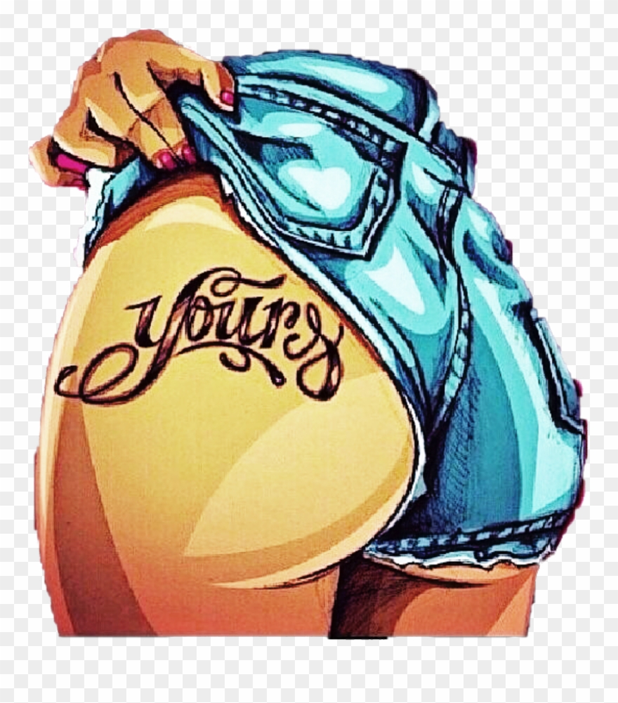 Pop Art Nalgas Clipart