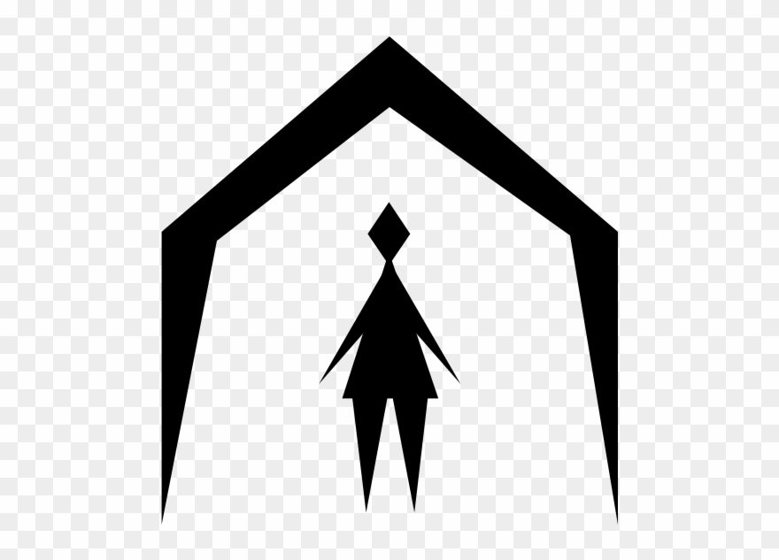 Tent Rubber Stamp - Sign Clipart