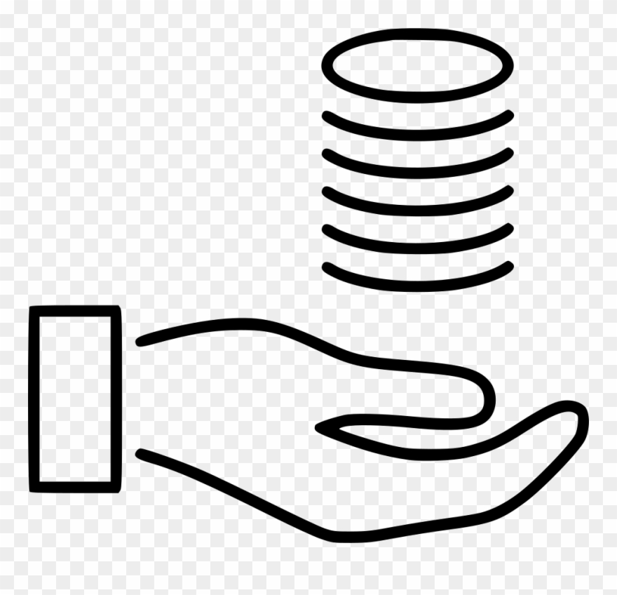 Money Salary Earn Income Pay Earnings Comments - Line Art Clipart