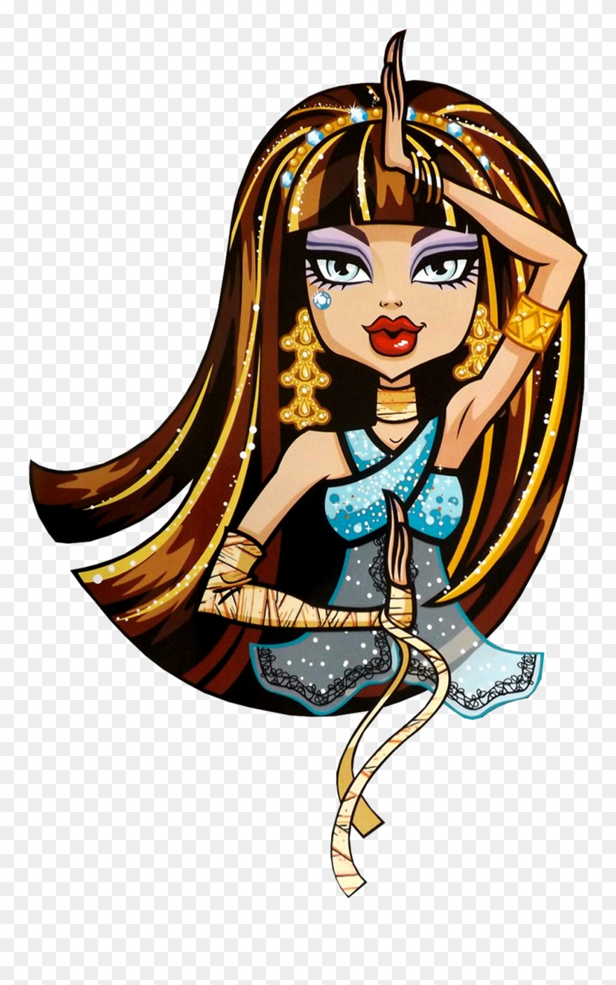 Cleo De Nile Cleo De Nile Is The Daughter Of The Mummy - Cleo De Nile De Monster High Clipart
