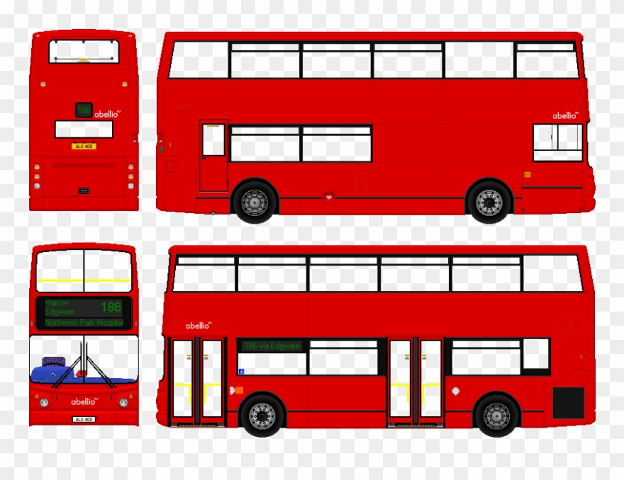 Things Really Get Bad For Metroline In The Paperbus - Dennis Trident Alexander Alx400 Drawings Clipart