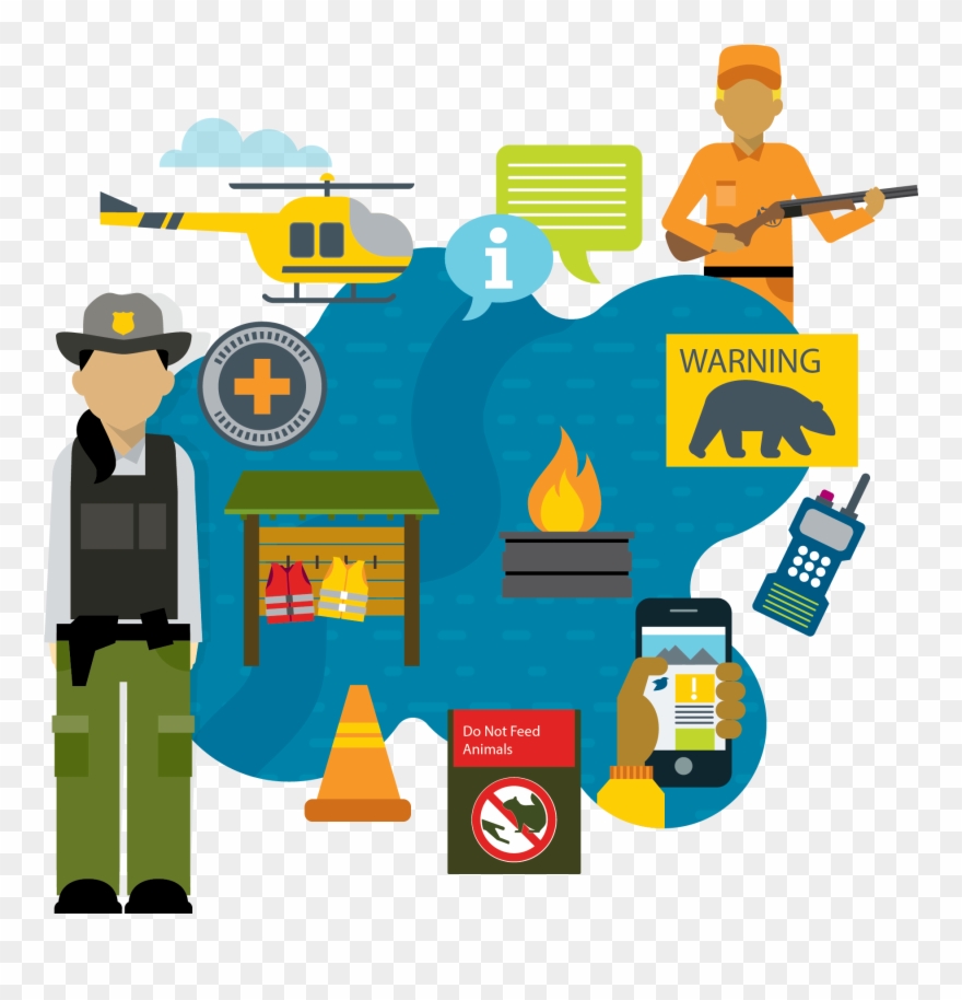 We Promote Safe And Responsible Enjoyment Of Our Parks Clipart