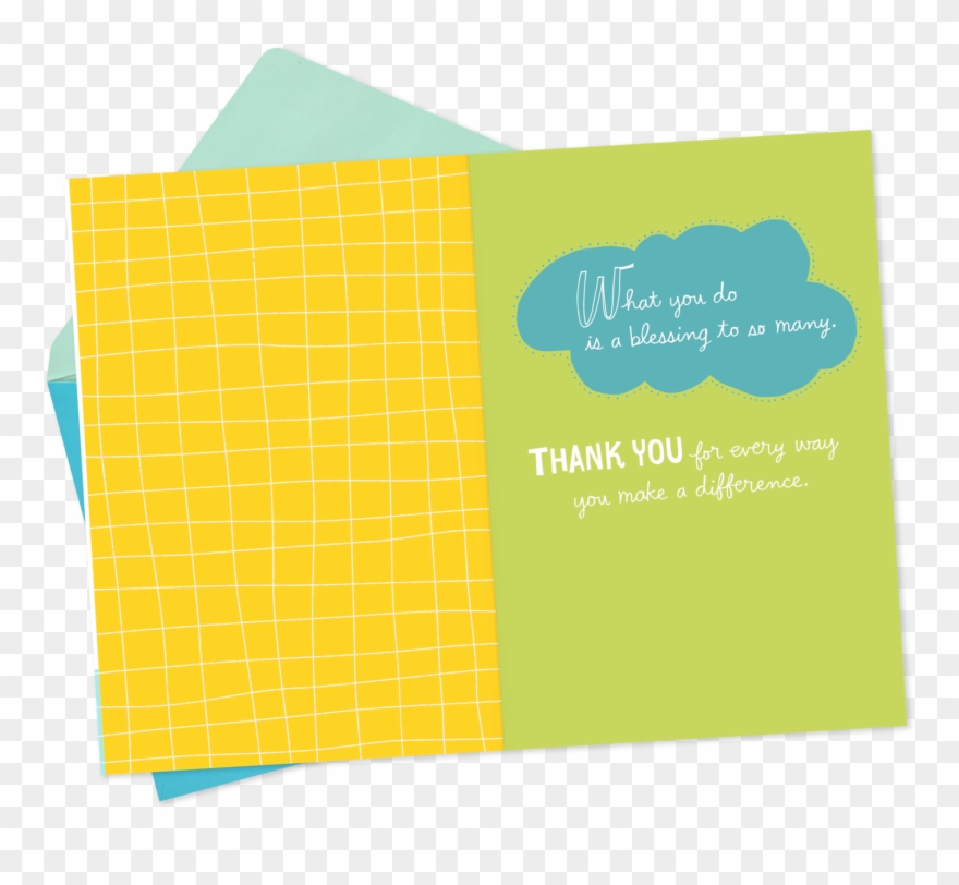 A Blessing To So Many Nurses Day Thank You Card - Paper Clipart