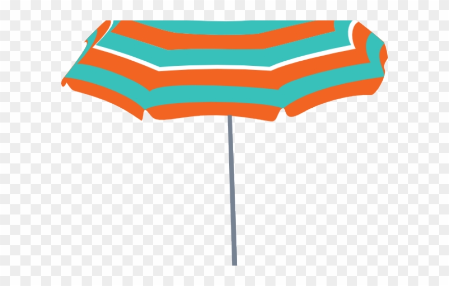 Umbrella Clipart Beach Chair - Umbrella - Png Download