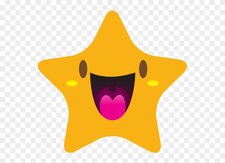 Cute Star - Cat Yawns Clipart