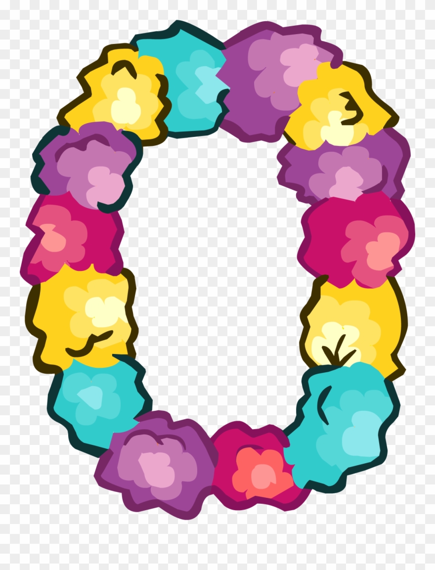 Island Lei - Club Penguin Lei Clipart