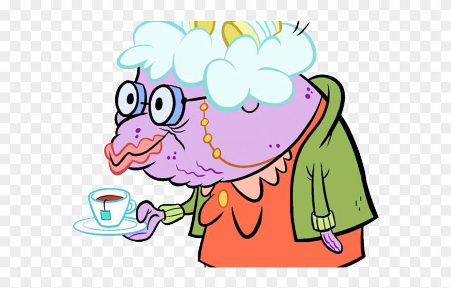 Pearl Clipart Spongebob - Spongebob Grandmother - Png Download