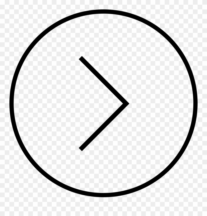 Font Arrow Right Circle Comments - Circle Clipart