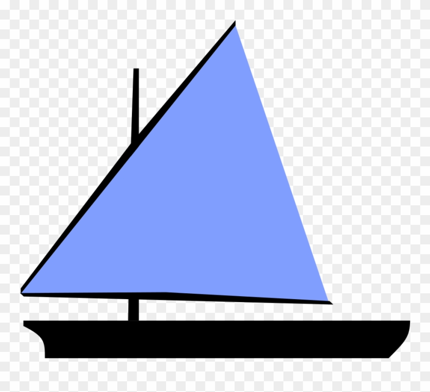 Sail Plan Sunfish - Sunfish Sailing Transparent Clipart