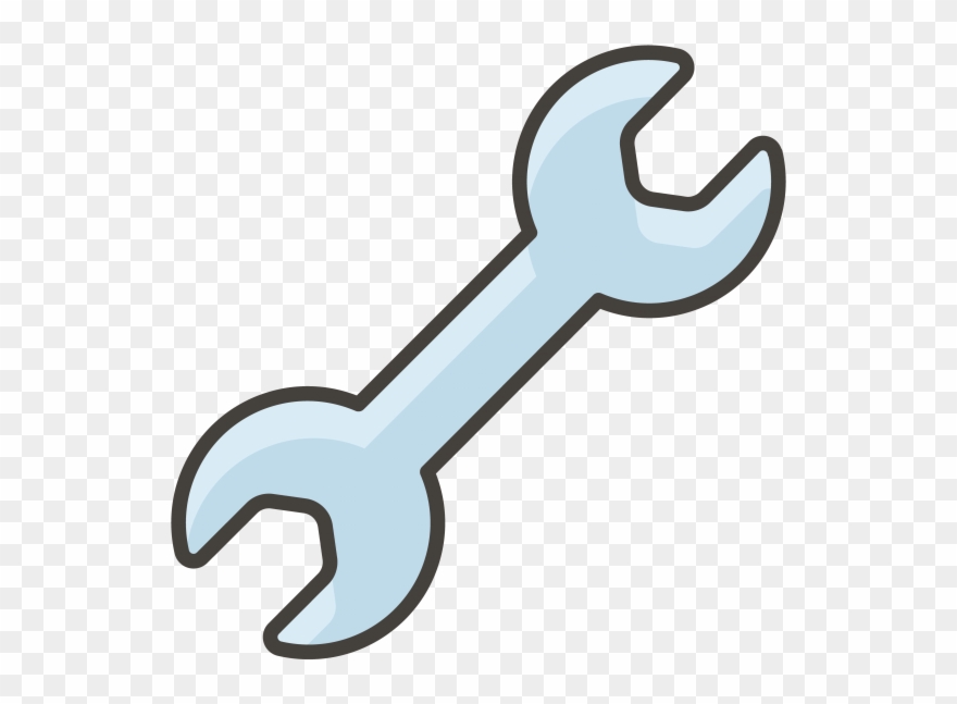 Wrench Emoji - Kunci Inggris Png Clipart
