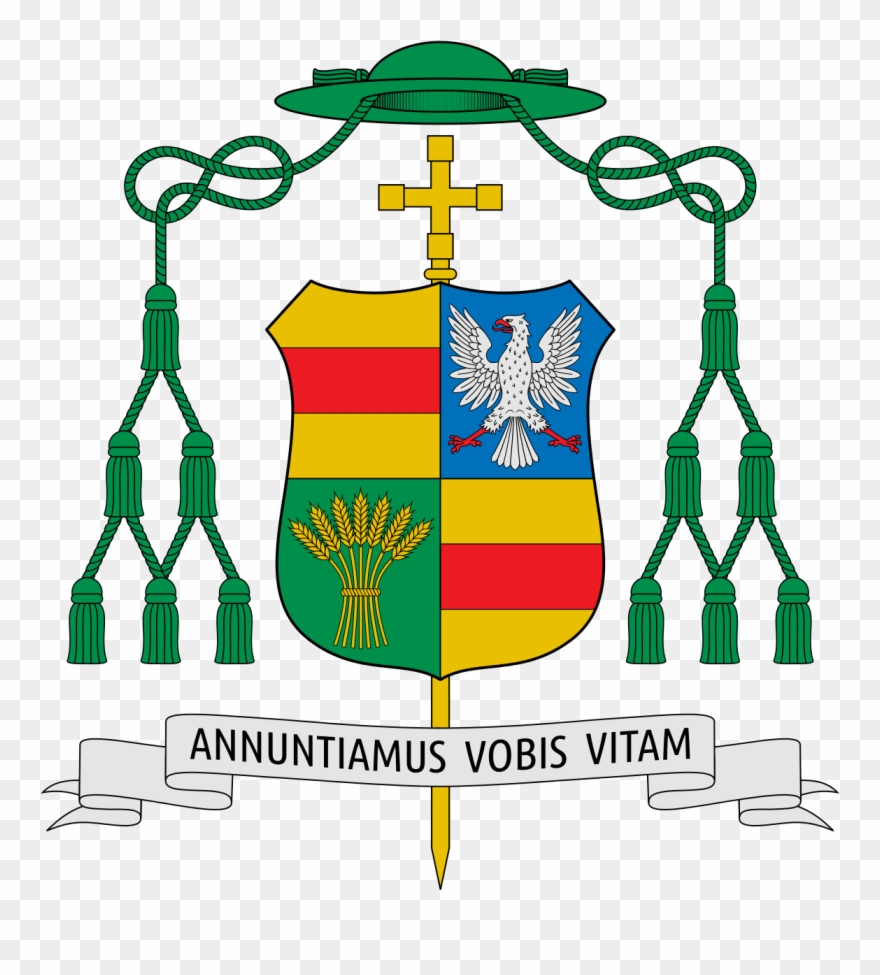 Coat Of Arms Of Felix Genn - Bishop Oscar Jaime Florencio Coat Of Arms Clipart