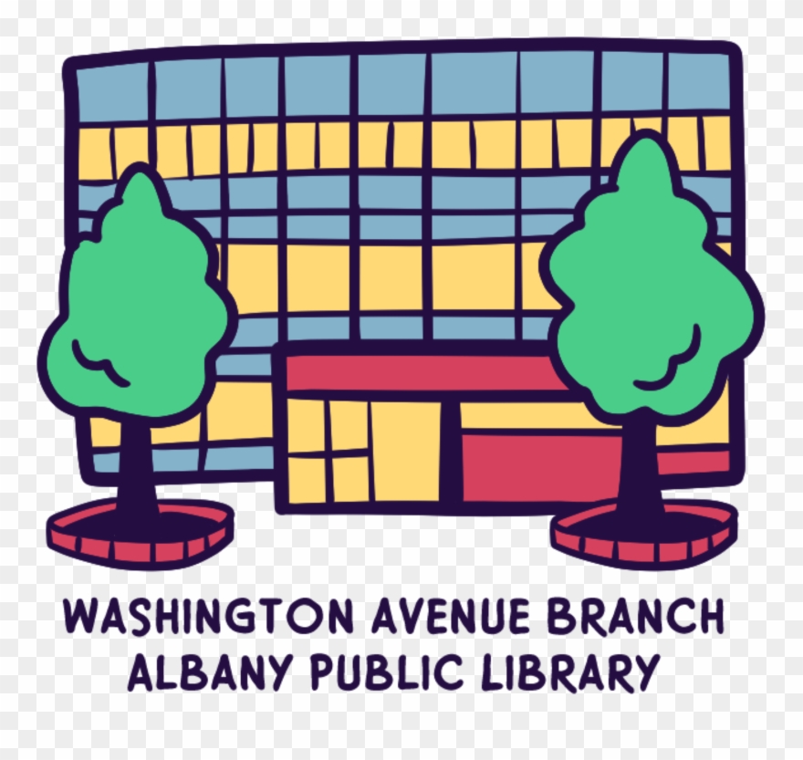 Albany Public Library- Washington Ave Clipart